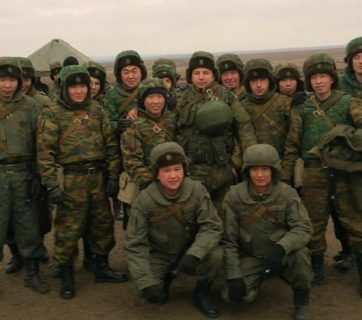 Soldiers of the Russian 5th Armored Brigade from Buryatiya fighting in the Donbas, 2014 (Source-InformNapalm).jpg