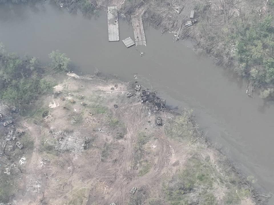 failed russian attempt to cross the donets at bilohorivka