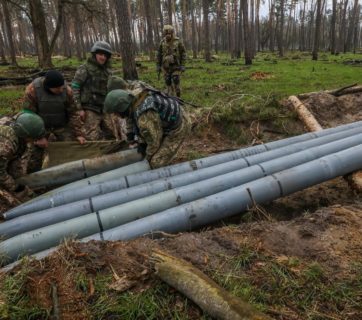 Russian cluster munitions for rocket artillery. Source: Nick Tymchenko