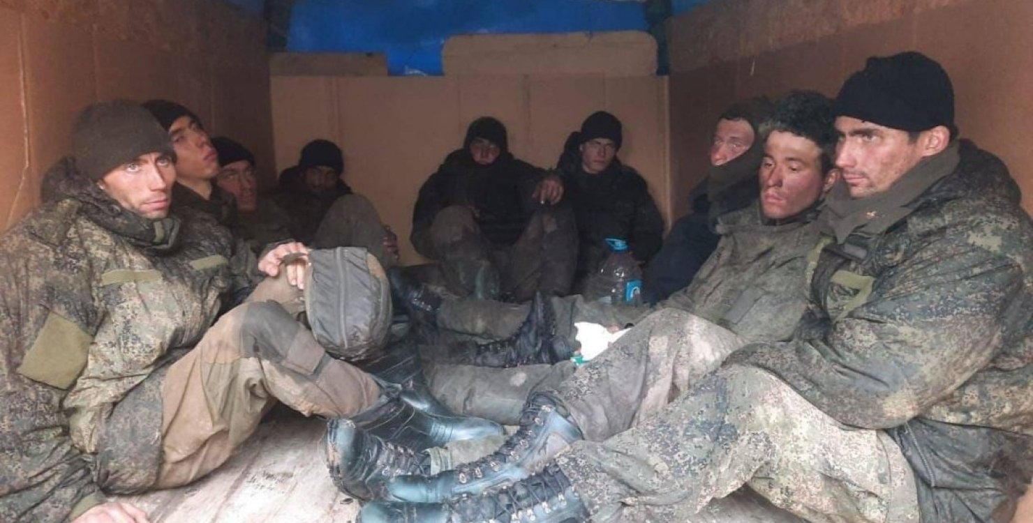 Russian soldiers captured in Sumy Oblast. March 2022. Photo: The General Staff of the Armed Forces of Ukraine