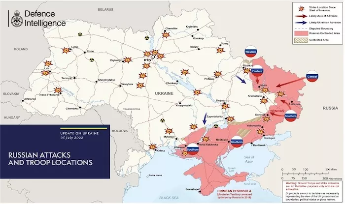 Russo-Ukrainian war, Day 133: Russians try to advance toward Siversk. ~~