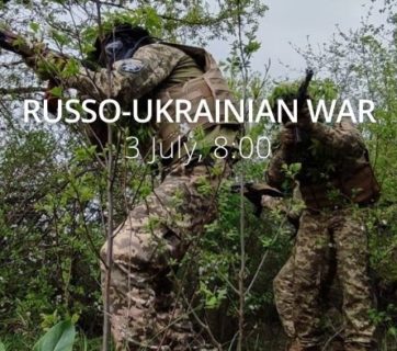 Russo Ukrainian War, Day 130: The Ukrainian army destroys Russian military warehouses and fortifications.