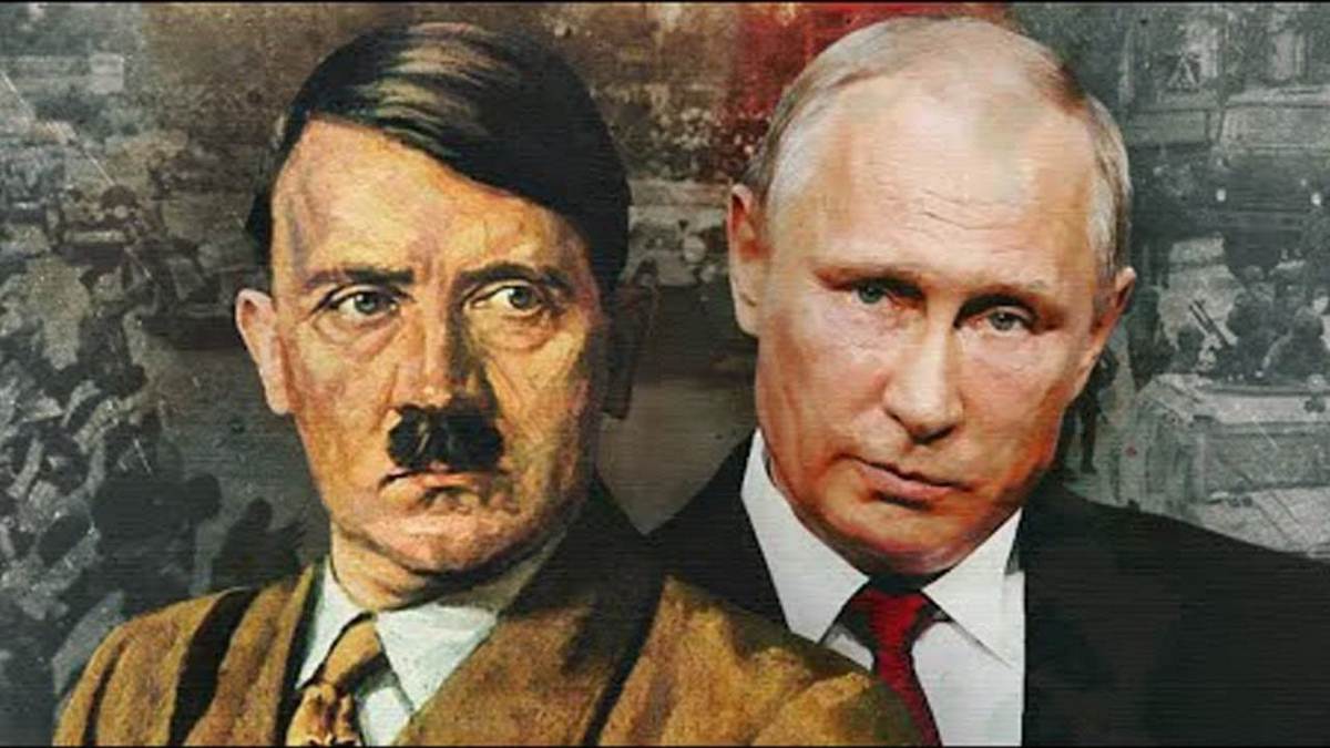 Hitler and Putin collage (Source: social media)