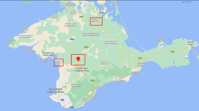 Two new powerful explosions hit Russia occupied Crimea: an ammunition depot & airbase detonate