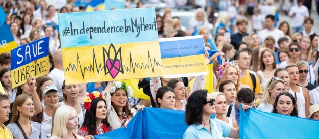 In Germany, on August 24, thousands took part in actions in support of Ukraine