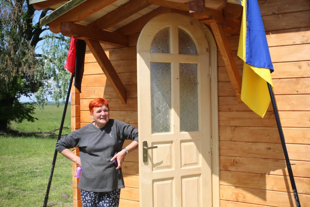 Local in Chernihiv cleaning chapel