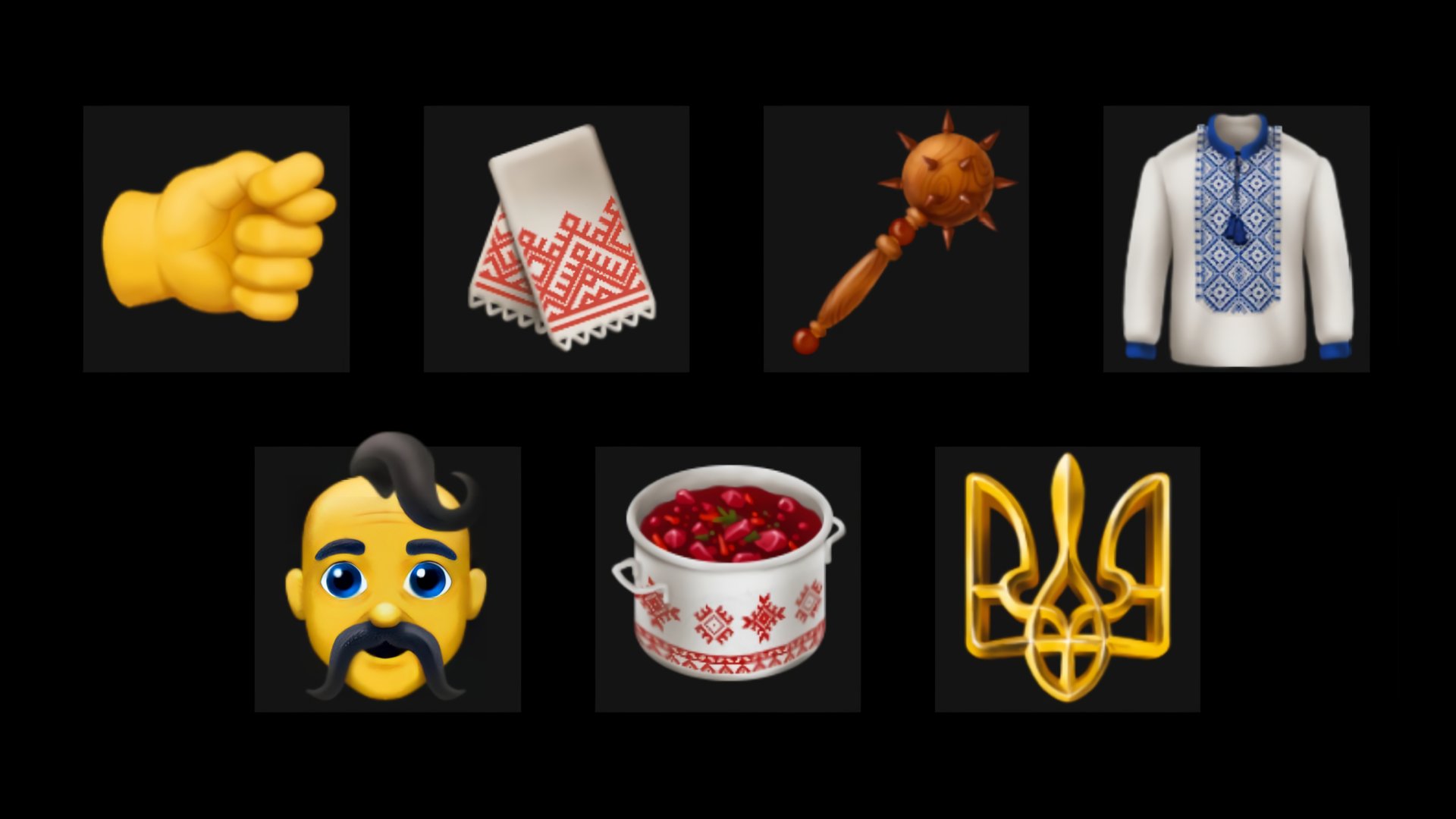 Ukrainian emojis may be approved for Android and iOS by October
