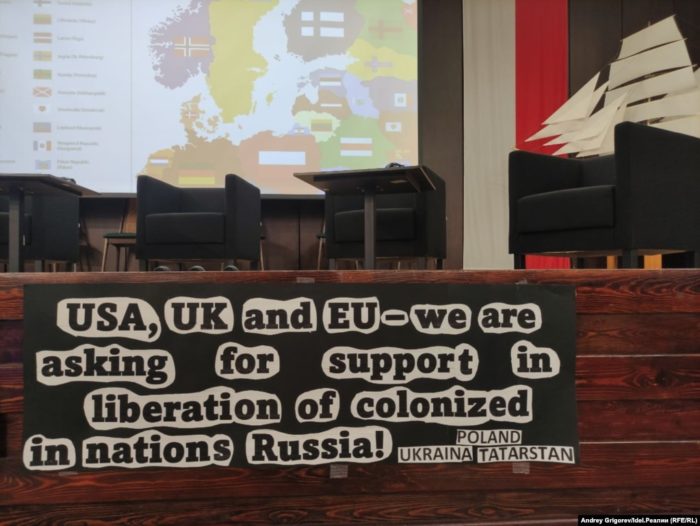 call to action at Third Free Nations of Russia Forum