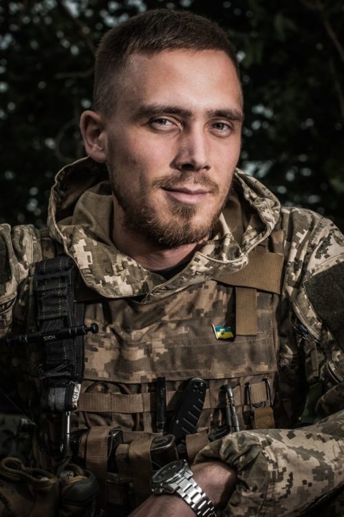 young Ukrainian officers