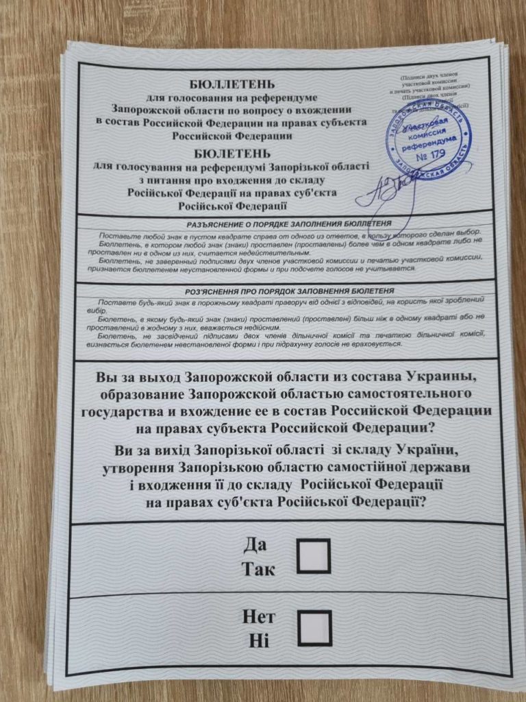 Pseudo-referenda show on joining Russia starts in occupied Ukraine: as it happens ~~