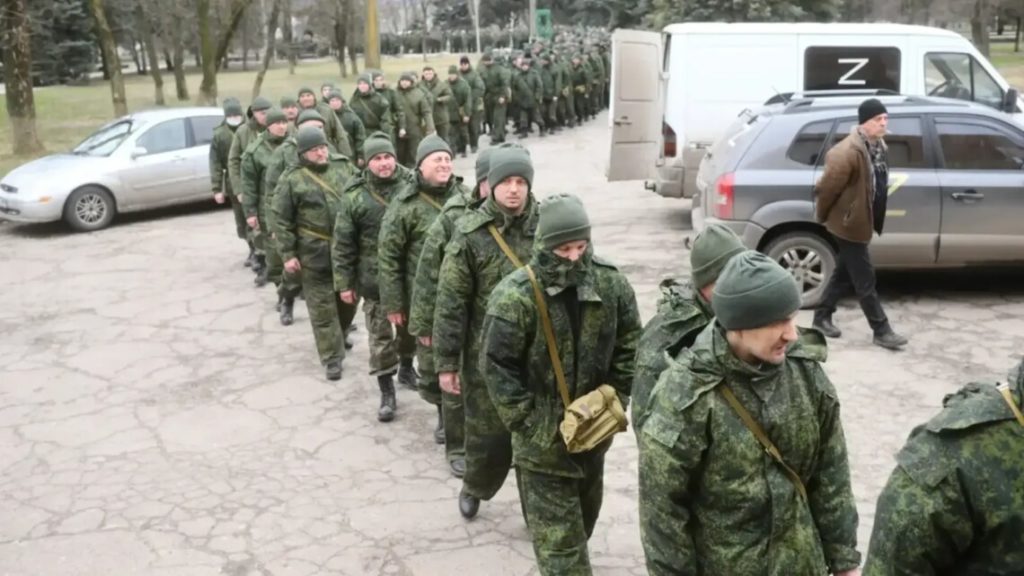 Soldiers Russian mobilization
