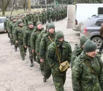Soldiers Russian mobilization