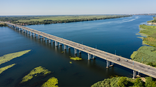 The Antonivsky Bridge before war