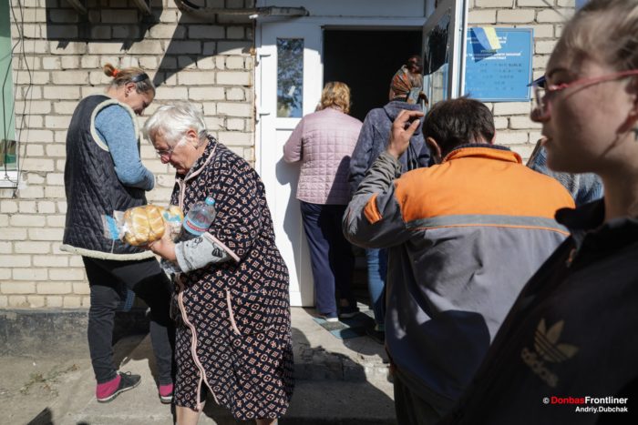 Villagers receive aid 