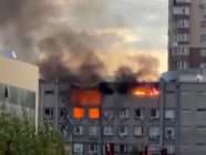 Russia strikes Kyiv with Shahed drones, building on fire: UPDATES