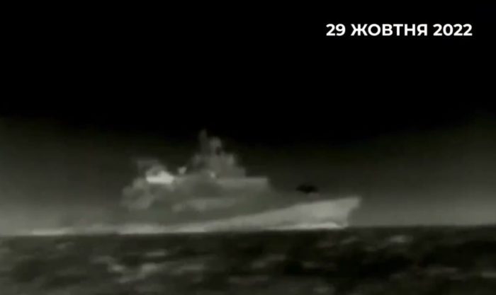 Ukraine's drone attack on Sevastopol