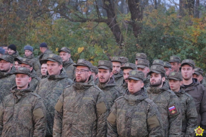 Echelons of the Russian military are arriving in Belarus