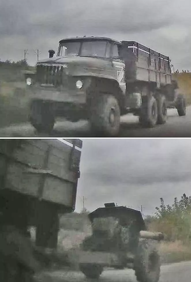 Russian WWII era howitzer spotted in occupied Luhansk Oblast