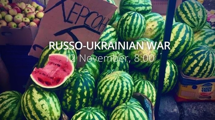 Russo Ukrainian War. Day 262: Ukrainian defense forces liberate Kherson city