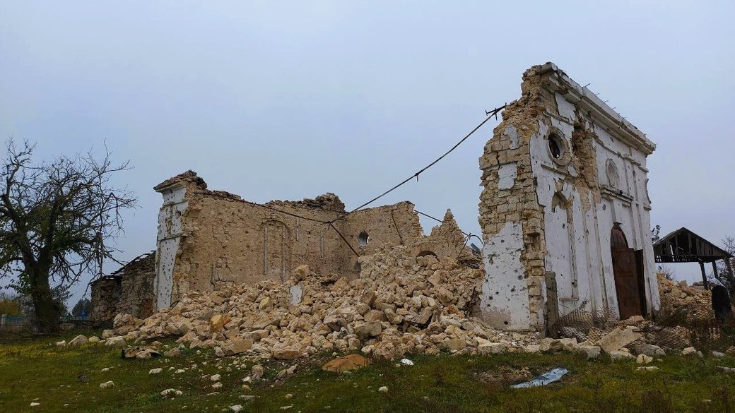 Church survived two world wars but Russian shelling destroyed it in 2022