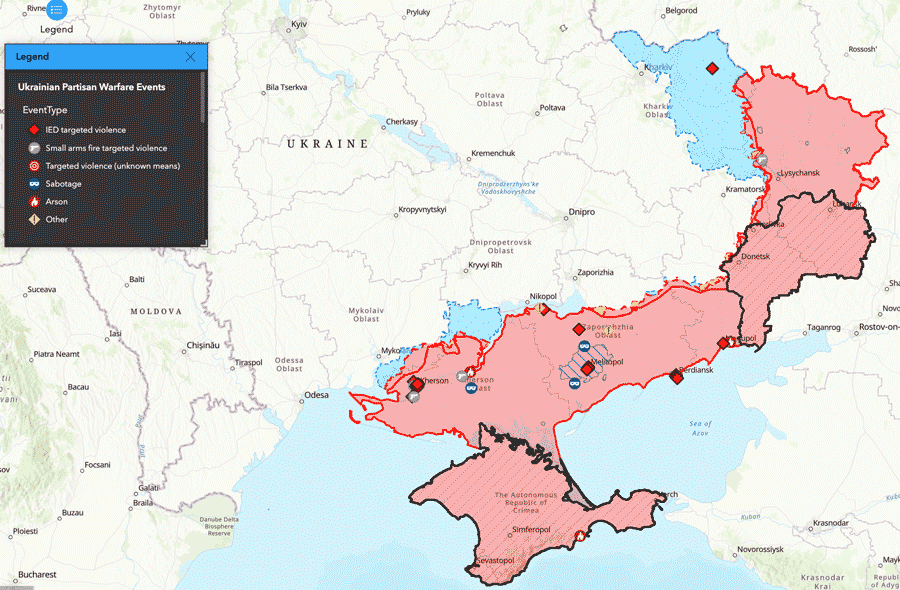 Ukrainian Partisan Attacks Force Russia To Divert Resources Away From   Partisan Attack Activities In Occupied Ukraine Screenshot 2022 11 02 At 09.13.30 