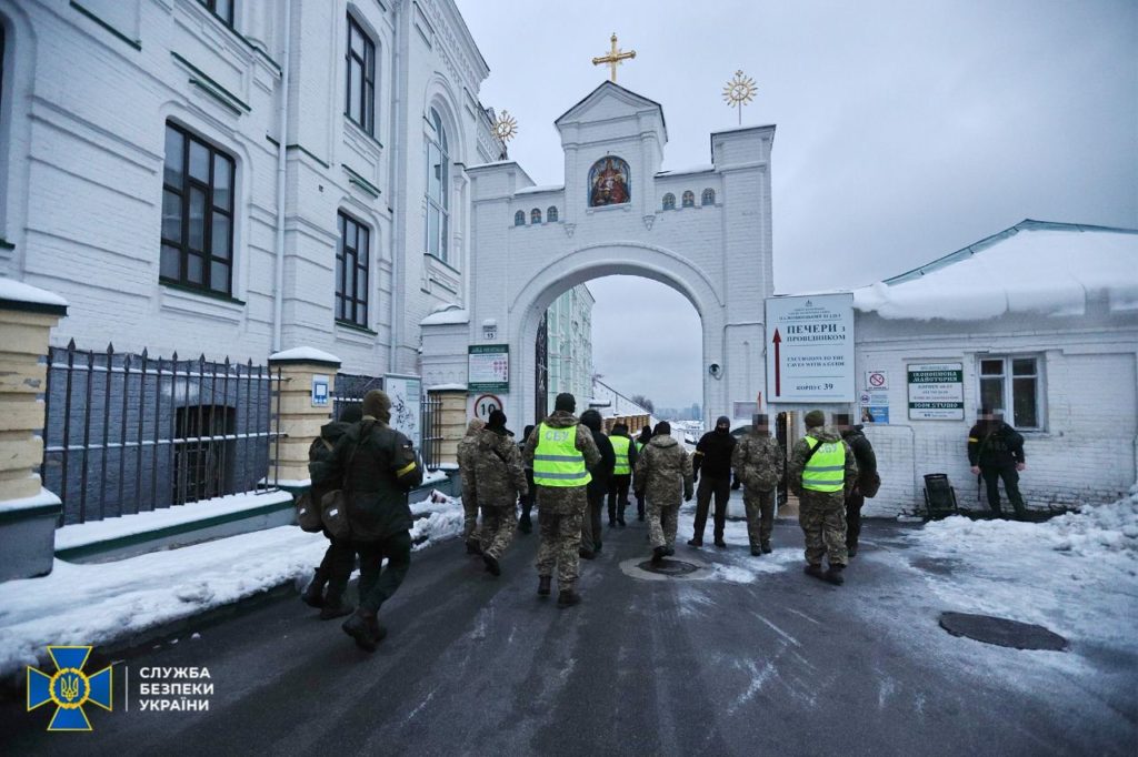 SBU raids Moscow Patriarchate controlled Kyiv Pechersk Lavra monastery complex in Ukrainian capital (updated)