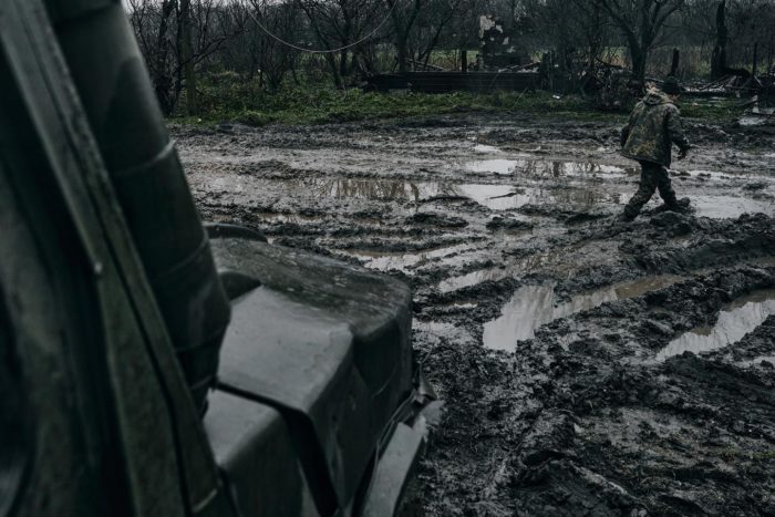 mud on frontline