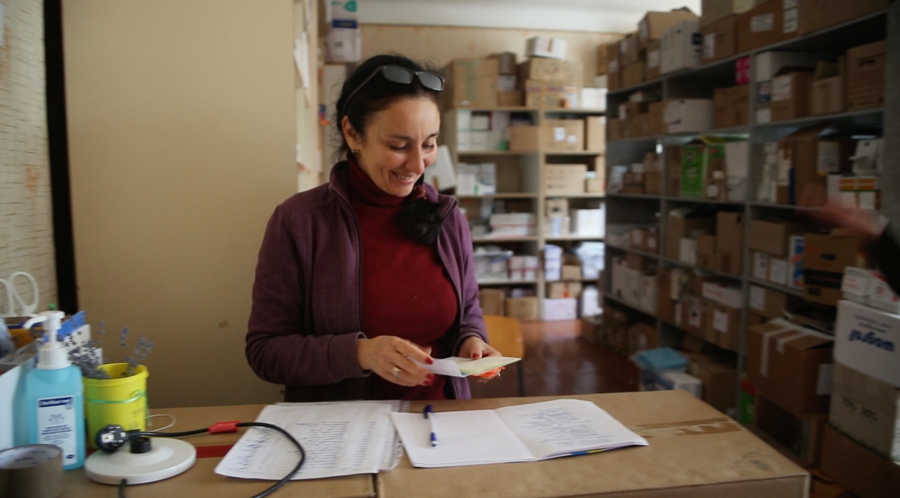 Svitlana had a pharmacy. Now she is volunteering in Novovolynsk since the first days of the full-scale war ~