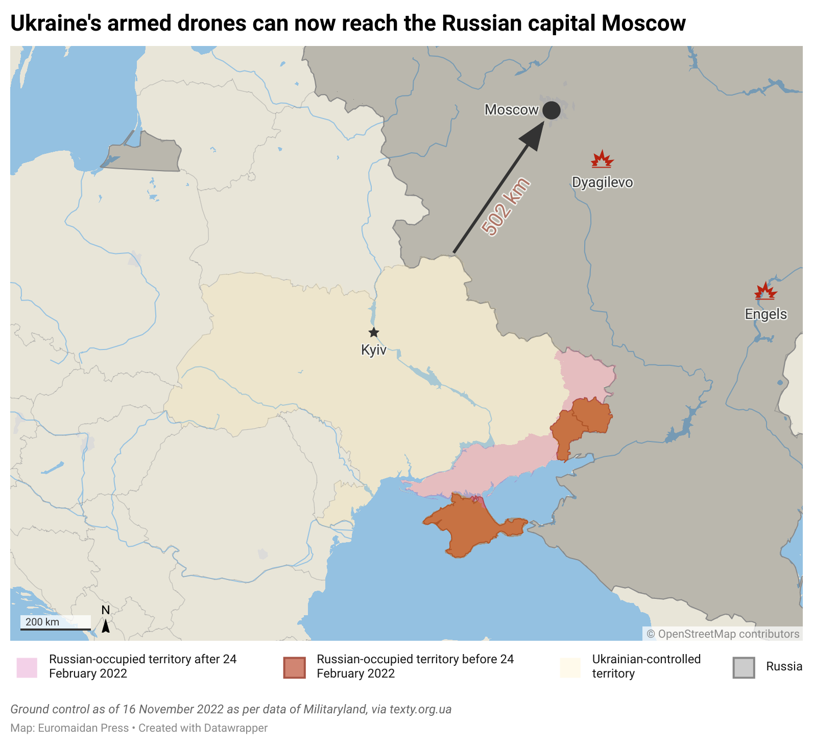 Ukraine can now strike on Russian capital Moscow ~