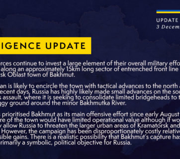 Russia’s months long disproportionately costly Bakhmut offensive became political objective for Russia – British Intelligence