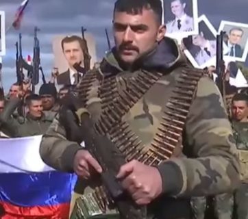 syrian volunteers sign up russian war in ukraine