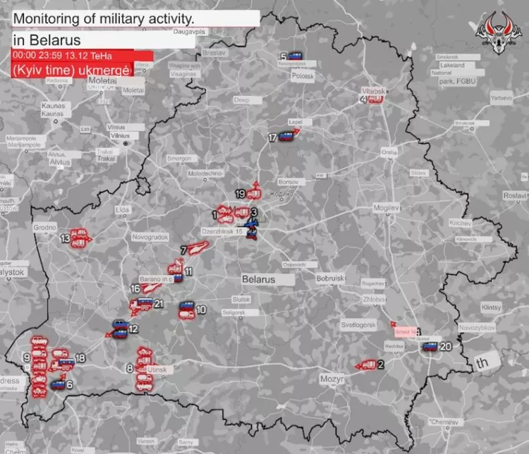 monitoring military activity belarus