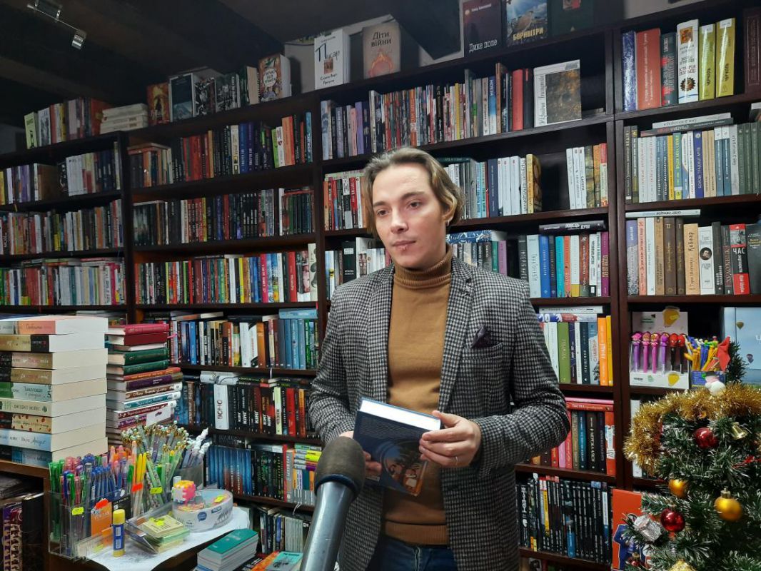 35-year-old Andriy Lyubka, the author of 13 books of prose and poetry. Photo source: Mediacenter of Uzhhorod National University ~