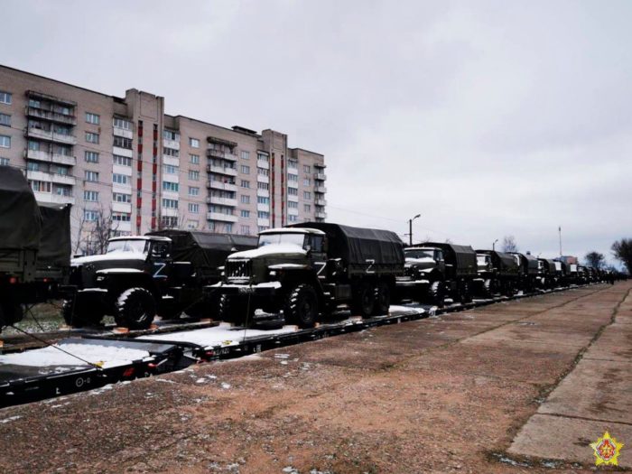 Russian military trucks