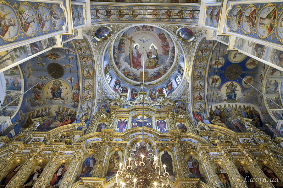 The Dormition Cathedral of The Kyiv-Pechersk Lavra is famous for its frescoes. Source: Lavra.ua ~