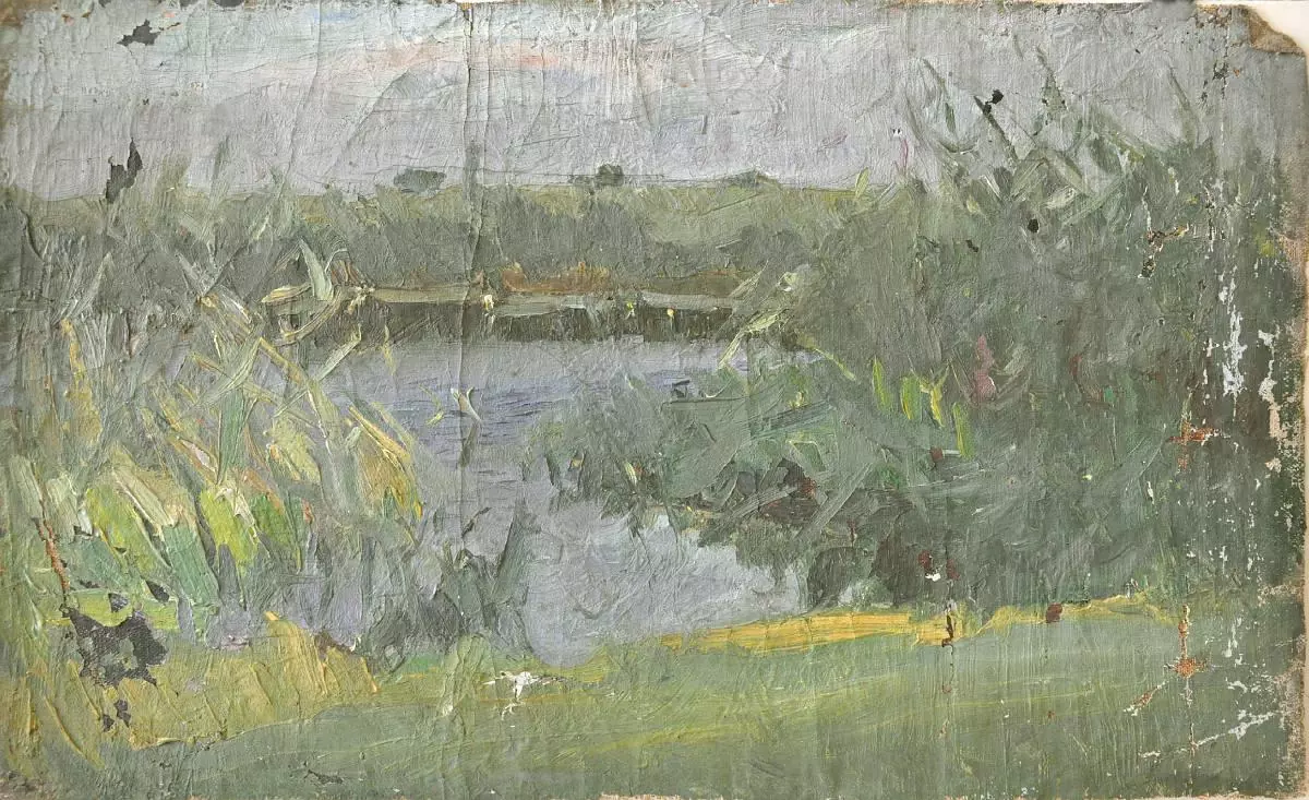The Kherson Regional Art Museum was named after Oleksii Shovkunenko, who won the golden prize at the 1937 International Exhibition in Paris. Russian occupiers also stole his painting “On the Dnipro. Kherson. On reed bed. 1914” which captures the tranquil atmosphere of Ukraine’s main river.