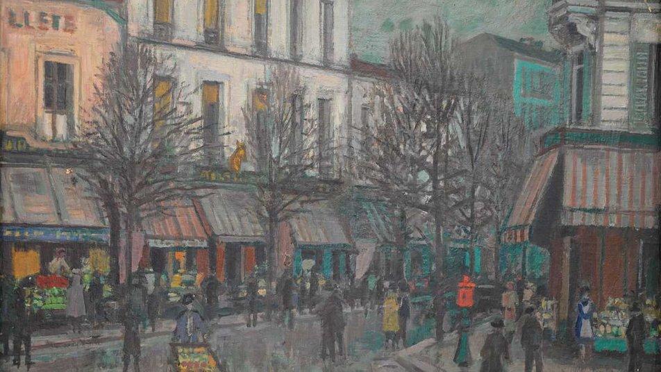 The landscape of Paris. Mykhailo Andriienko-Nechytailo, 1948.