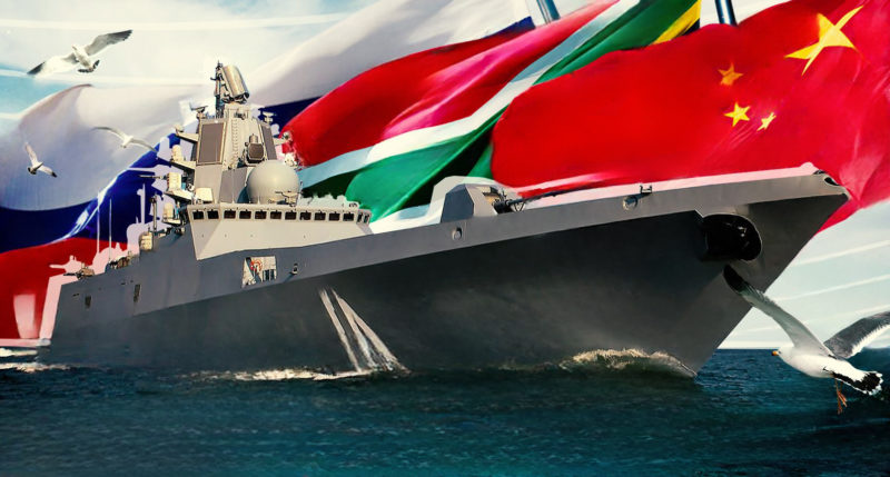 south africa russia china naval drills kwazulu-natal coast tantamount join war against ukraine