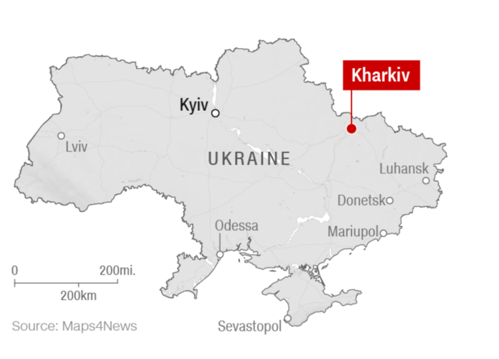 Kharkiv map