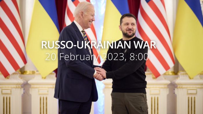 Russo Ukrainian War. Day 363: US President Joe Biden visited Kyiv before the first anniversary of Russia’s full scale invasion of Ukraine
