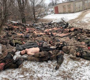 Close Putin’s confidant Prigozhin showed a photo of killed Wagner mercenaries, accusing Russian leadership of a lack of ammunition