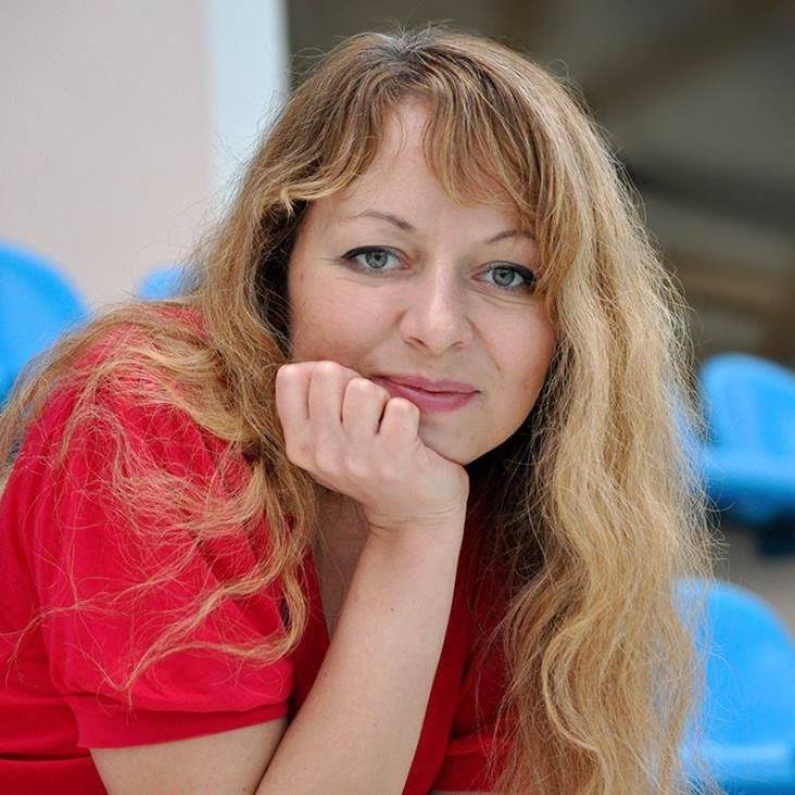 Olena Tsymbaliuk, coordinator of the nationwide NGO Center for Prosthetics Support ~