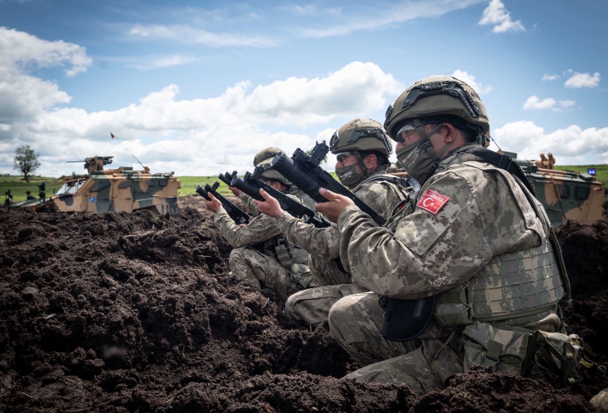 turkish troops nato military exercises russia ukraine