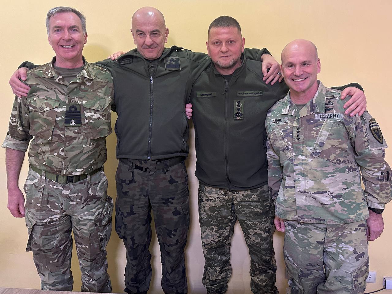 Zaluzhnyi and top NATO generals