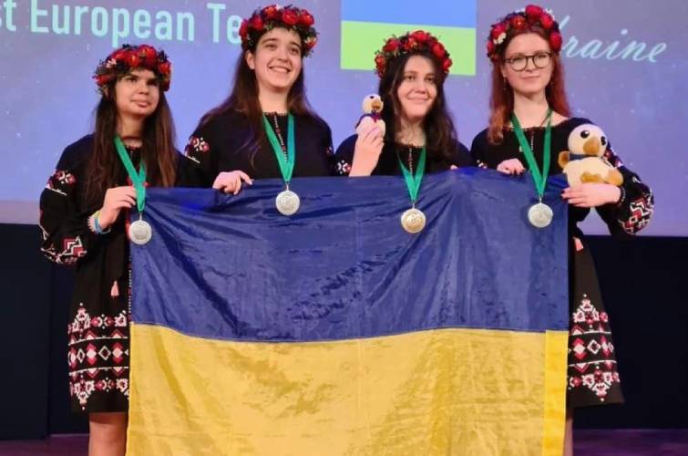 Ukrainian national team won European Girls’ Mathematical Olympiad, beating 150 teams