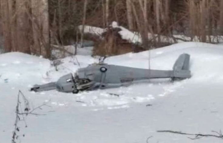The UJ-22 drone that fell 90km near Moscow in February 2022. Photo: Defense Express ~
