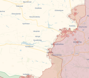 map donetsk-situation-10-apr-2023-avdiivka mariinka