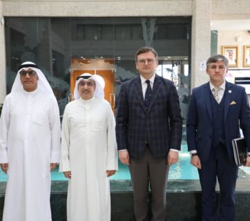 ukraine foreign minister kuleba state of kuwait official visit ukraine reconstruction