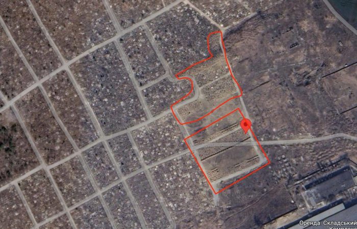 New mass graves at Novotroitske Cemetery, Left Bank Cemetery