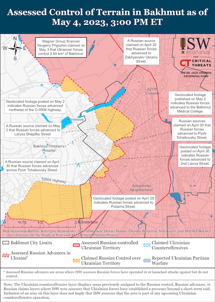 Russian Offensive Campaign Assessment, January 5, 2023